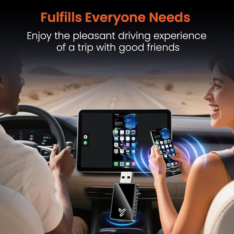 Adaptador 3 en 1 CarPlay Inalámbrico 2026