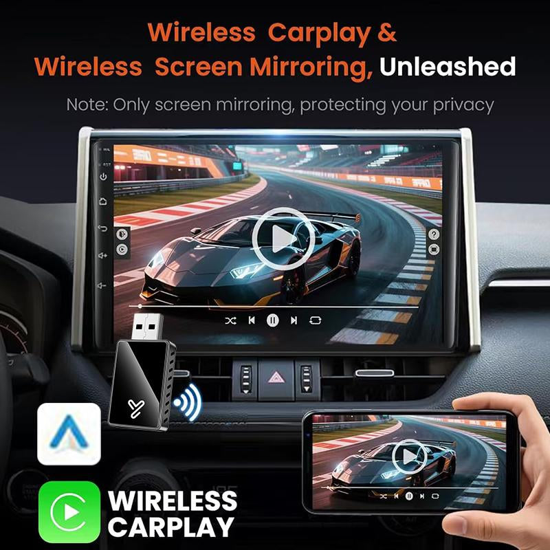 Adaptador 3 en 1 CarPlay Inalámbrico 2026