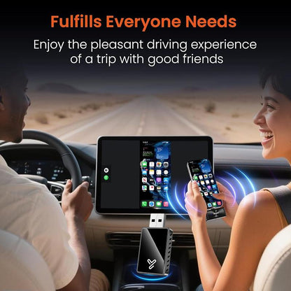 Adaptador 3 en 1 CarPlay Inalámbrico 2026