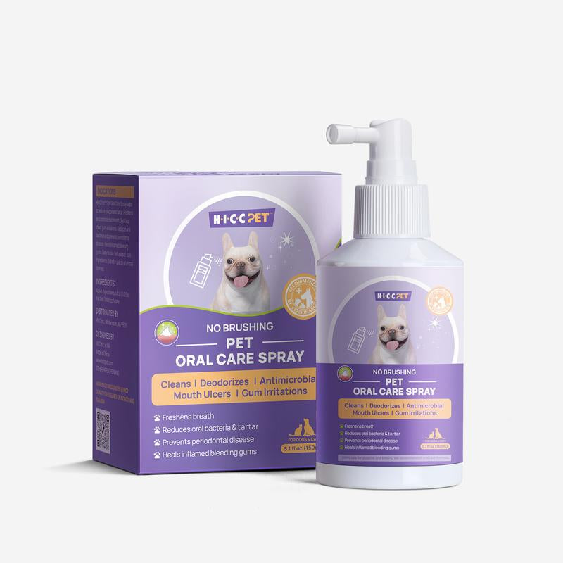 Spray Bucal para Perros y Gatos – Elimina el Mal Aliento y Cuida los Dientes de tu Mascota (150 ml)