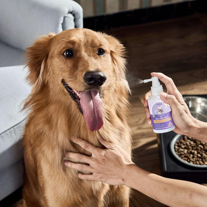 Spray Bucal para Perros y Gatos – Elimina el Mal Aliento y Cuida los Dientes de tu Mascota (150 ml)