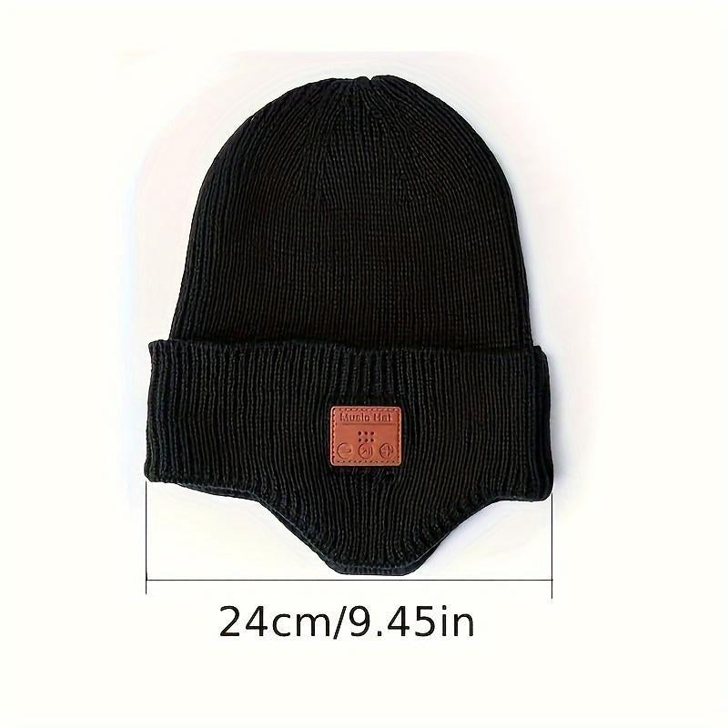 Gorro Bluetooth con Auriculares Inalámbricos | Gorro de Punto Grueso con Forro Polar – Calor, Música y Comodidad en Invierno