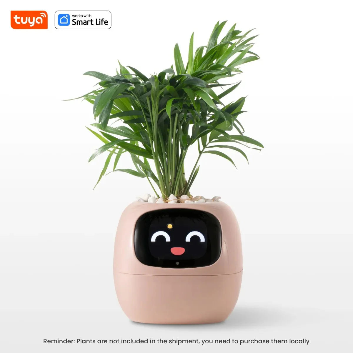 Tuya Ivy Smart Planter – Maceta inteligente con 7 sensores, chips AI y más de 49 expresiones para un cuidado de plantas fácil y divertido