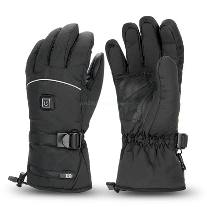 Guantes Calefactables para Moto y Esquí – Impermeables, Táctiles y con Batería USB Recargable