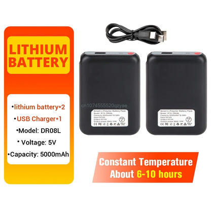 Guantes Calefactables para Moto y Esquí – Impermeables, Táctiles y con Batería USB Recargable