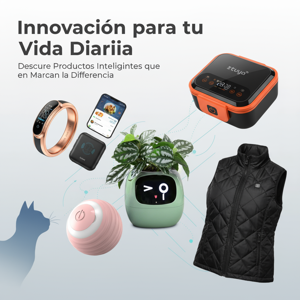 Collage de productos innovadores