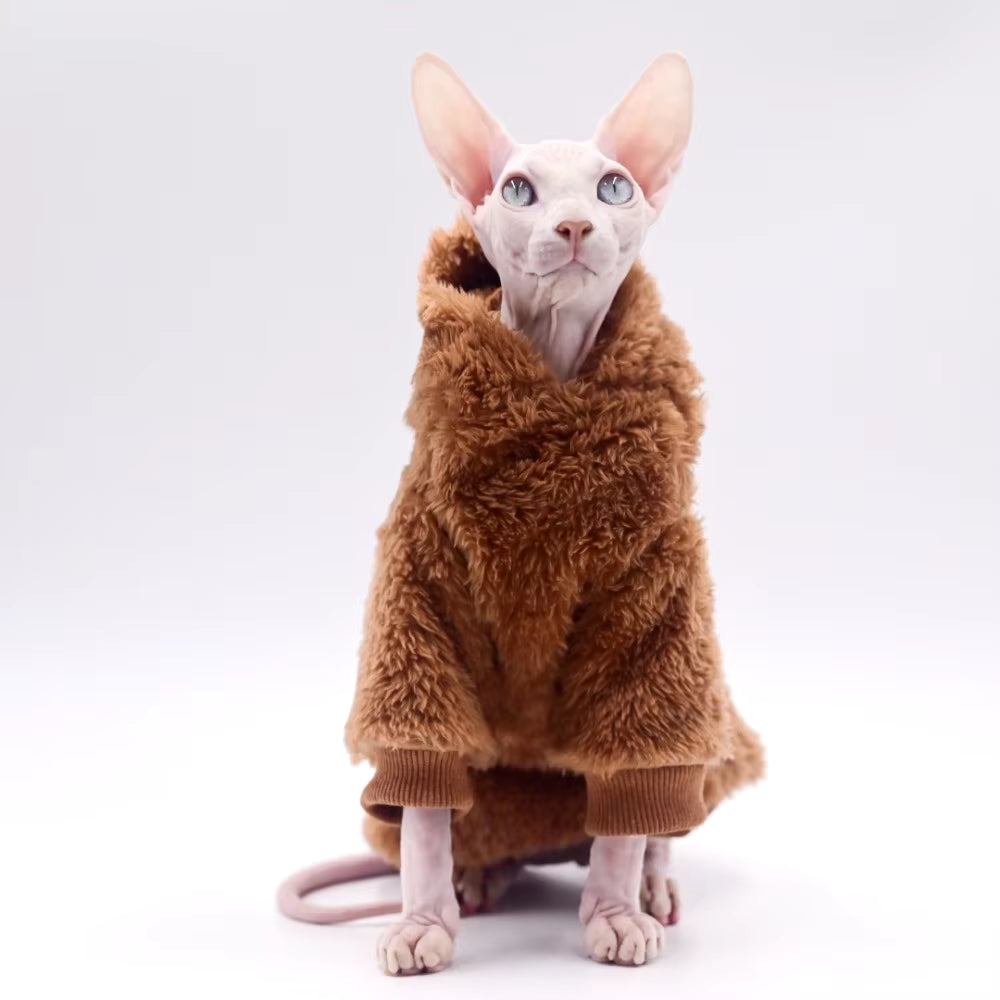 Suéter de Invierno DUOMASUMI para Gatos – Ropa Suave y Cálida que Abraza a tu Peludo con Amor